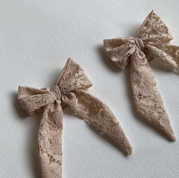 Lace bows